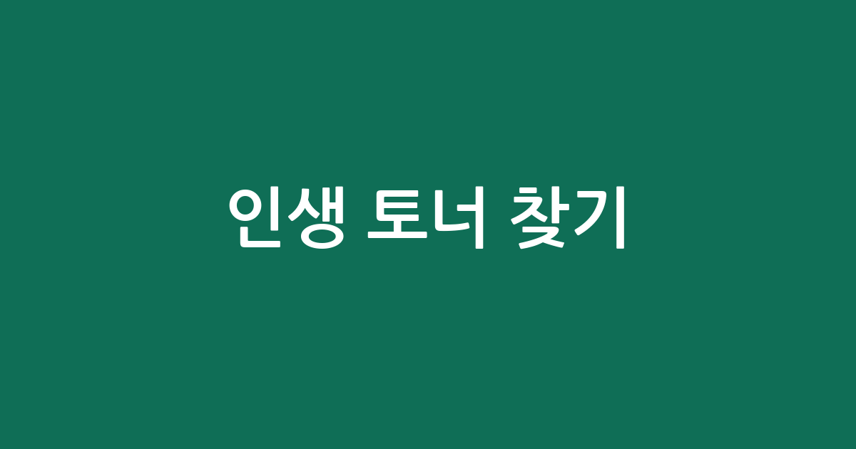 인생 토너 찾기! 가성비부터 프리미엄까지 BEST 5 추천