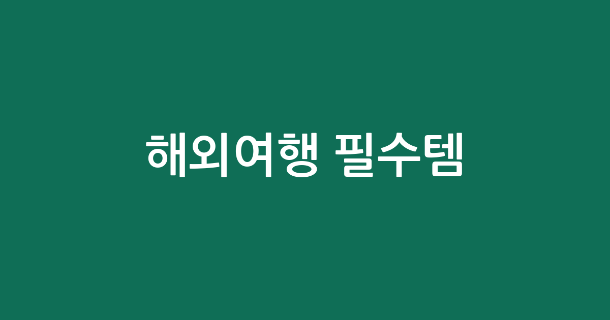해외여행 필수템! 통역기 BEST5 | 내 돈 내산 추천템
